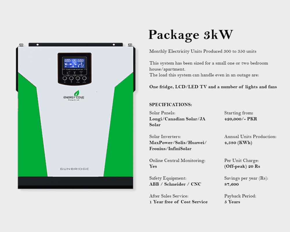Solar Package 3kW